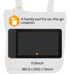 Tablet Digitalizadora Gaomon Pd1161 De 11.6'' - comprar en línea