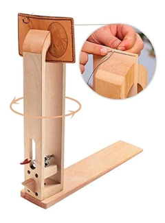 360 ° De Rotación De Madera De Costura Caballo