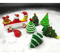 Juego De Adornos En Miniatura De Estilo Navideño - tienda online