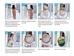 Cunas Y Moisés Para Bebés Mosquitero ''one Touch'' Plegable