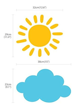 Imagen de Pegatinas De Pared Para Habitación Infantil, Diseño De Sol