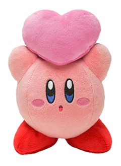 Peluche Kirby Con Corazón De Amigo