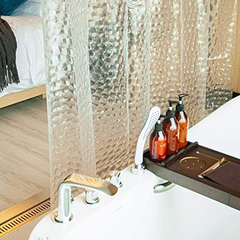 Ntbay Cortina De Ducha Transparente Eva, Cortina De Ducha Re - tienda online