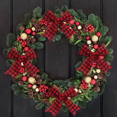 Cinta De Arpillera A Cuadros Rojos Y Negros, Decoración - Danielle's Store