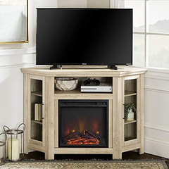Mueble Para Tv Y Mesa De Centro Con Estantes,madera Blanca - comprar online