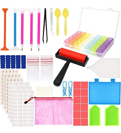 Juego De 60 Herramientas De Pintura Con Diamantes 5d,