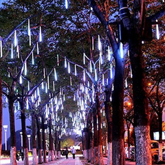 Luces En Forma De Meteoros O Lluvia, Blanco - Danielle's Store