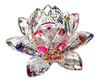 Amlong Crystal Sparkle Crystal Lotus Flower Feng Shui