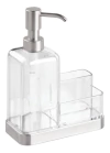 Jabón Dispensador De Bomba Y Scrubby - Acero Inoxidable Tran