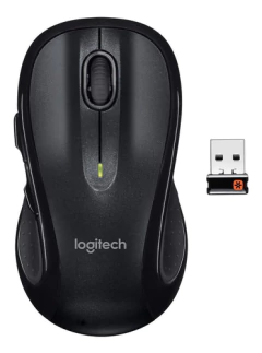 Mouse Logitech M510 Usb Inalámbrico, Ambidiestro, Gris