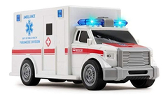 Vokodo Rescue Ambulancia De Fricción A Escala 1:20,