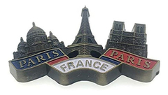 Imán Para Nevera De París, Francia, Metal 3d, Hecho A Mano - comprar online