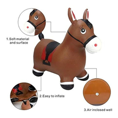 Caballo De Salto Inflable, Juguete De Animales De Goma - Danielle's Store