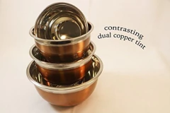 Cuencos De Mezcla De Acero Inoxidable Juego De 4 - comprar online