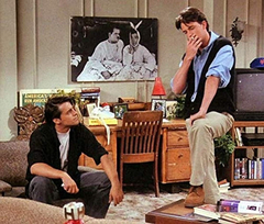 Cartel De Departamento De Joey Y Chandler Serie Friends - Danielle's Store