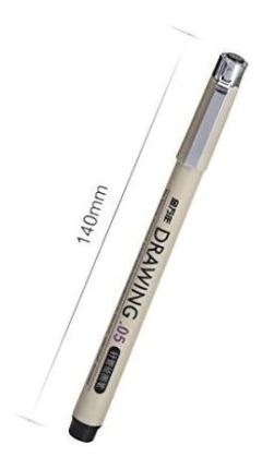 Plumas De Boceto Clobeau Fine Line 8 Tamaños De Punta