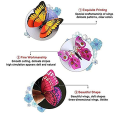 Pegatinas De Pared Con Mariposas En 3d, 24 Unidades - Danielle's Store