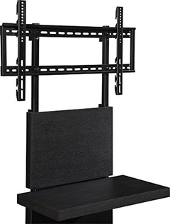 Mueble Para Tv Con Estantes De Madera Color Negro 3 Niveles. - Danielle's Store