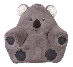 Sofa Infantil De Felpa Diseño Koala Gris. Cuddo Buddies