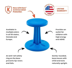 Silla Bamboleante Para Niños, En Plástico, Azul en internet