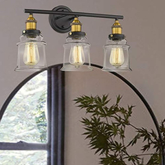 Aplique De Pared Para Baño (latón Antiguo), Color Negro - tienda online