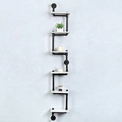 Estantería De Metal Y Madera Color Blanco/6 Unidades. en internet
