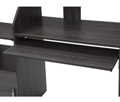 Escritorio Multinacional De Madera Color Gris De 63.4 In. - Danielle's Store