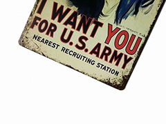 Ejército Retro Clásico Decor Metal Tin Sign 12 x8 inches en internet