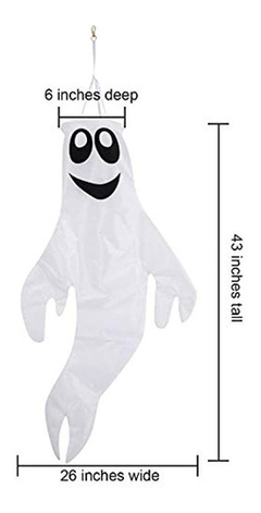 Sunshane 1 Pieza 43 Pulgadas Halloween Windsocks Bandera en internet