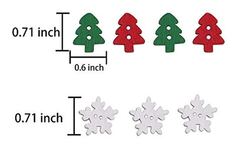 Livder 150 Piezas Botones De Madera Navideños Costura en internet