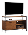 Mueble Para Tv Con Puerta Corrediza De Madera Color Marrón.