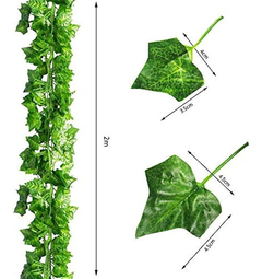 Hojas Sintéticas Para Colgar 24 Unidades De Guirnaldas - comprar online