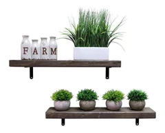 Sdi Designs Rustic Farmhouse Juego De Estantes Flotantes Con - Danielle's Store