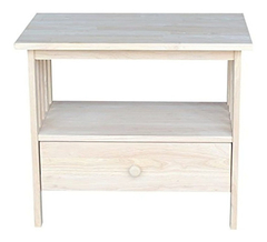 Mueble Para Tv Con Estante Y Cajón De Madera Color Blanco. - comprar online