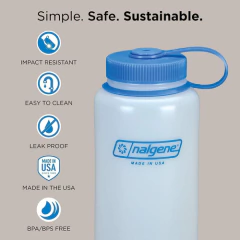 Botella Para Agua Nalgene, 1500 Ml, Libre De Bpa Y Bps - comprar online