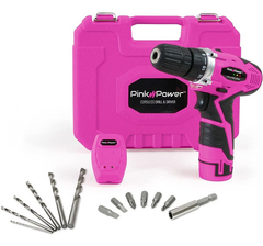Taladro Rosa Pink Power Pp121li 12v Sin Cable