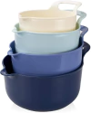 Cocinar Con Cuencos De Mezcla De Colores - 4 Piezas De Plást
