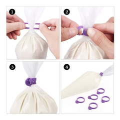 Anslyqa 92 Piezas De Puntas De Manga Pastelera Y Bolsas Con - tienda online