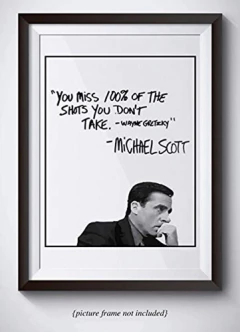 Cartel De La Cita Motivacional De Michael Scott
