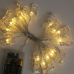 Photo Clip String Lights Decoración Para El Hogar Interior - comprar online