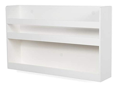 Estantería Flotante De Madera Color Blanco. - tienda online