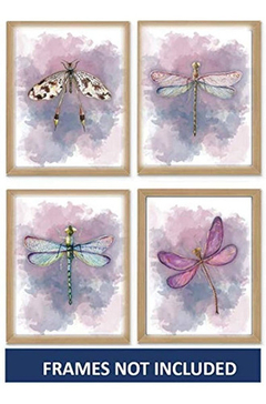 Dragonflies Art Hermosas Decoración Del Hogar