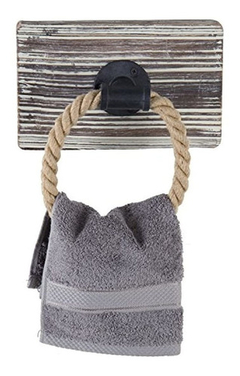 Mygift Anillo De Madera Con Cuerda Para Toalla - comprar online