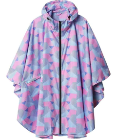 Poncho Para Lluvia Saphirose Con Capucha Y Bolsillos - tienda en línea