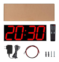 Reloj De Pared Digital Con Led Inteligente Pantalla Grande - comprar online