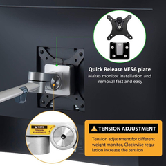 Soporte 2 En 1 Viozon, Para Monitor Y Portátil, Aluminio - tienda online