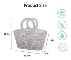 Cesta De Ducha De Plástico Cesta De Almacenamiento Portátil - comprar online
