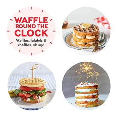 La Máquina Mini Waffle Maker Para Gofres Individuales - tienda online
