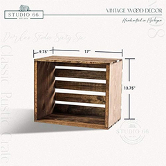 Cajón De Madera Rústica - Danielle's Store