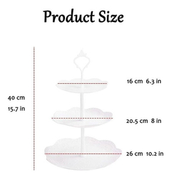 Soporte Para Cupcakes De 3 Niveles, Soporte Para Servir En N - comprar online